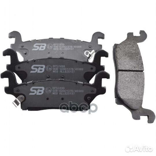 Колодки торм. задн. Hummer H3 3.5L 05, 5.3L 08