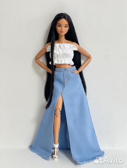 Головы барби Эль, Габриэль и Уэнсдей перепрошитые