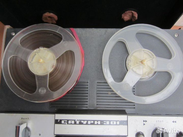 Катушечный бобинный магнитофон Сатурн-301