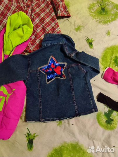 Одежда для девочки пакетом 110 116