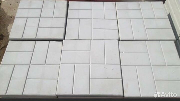 Тротуарная плитка 400х400х50 серый