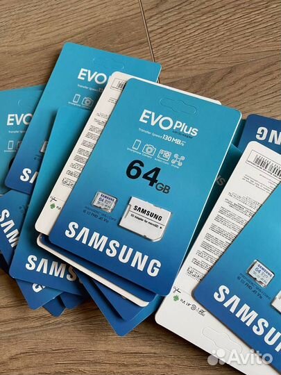 Карта памяти Samsung EVO Plus 64 Gb с доставкой