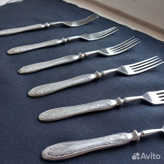 Вилки нержавейка и мельхиор СССР