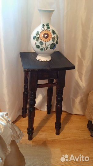 Подставка для цветов деревянная жардиньерка