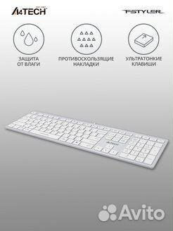 FX50 white Клавиатура A4Tech Fstyler FX50 белый US