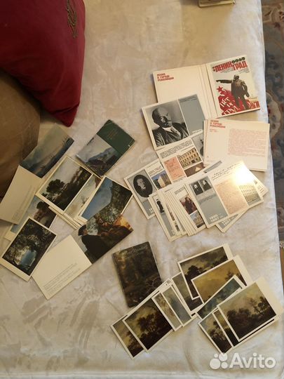 Наборы открыток СССР Ленин и живопись