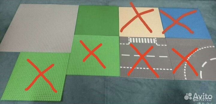 Лего пластины