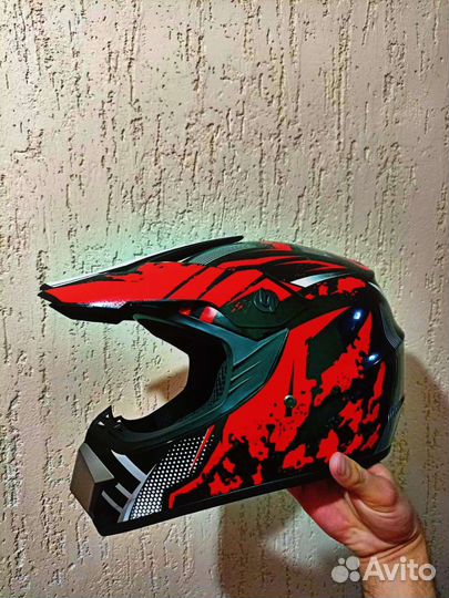 Шлем для мотокросса новый
