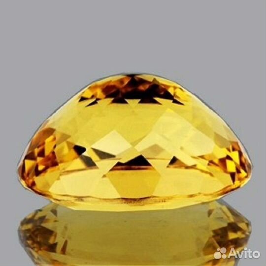Цитрин натуральный 21,53Ct 23х17мм VVS Овал