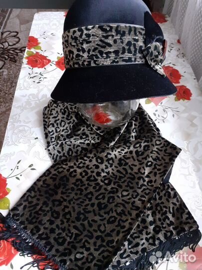 Шляпа женская черная