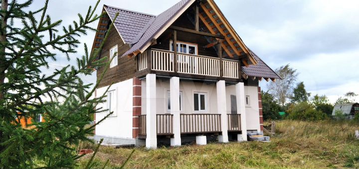 Коттедж 122 м² на участке 11 сот.