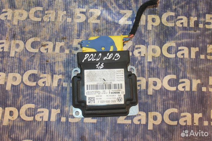Блок управления AIR BAG Фольксваген Поло Седан