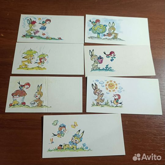 Набор мини-открыток СССР