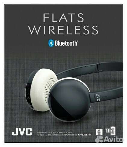Наушники беспроводные с микрофоном JVC ha-s20bt-b