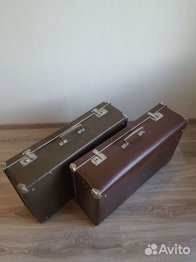 Чемодан фибровый антиквариат