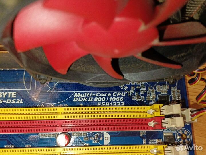Материнская плата с процессором