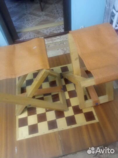 Складной шахматный стол