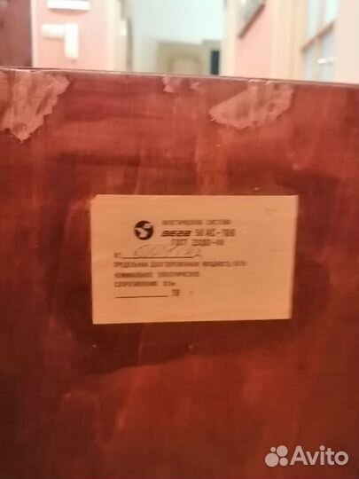 Колонки вега 50ас 106