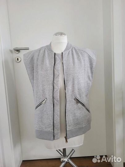 Zara Weste Oversize Gr. S neu mit Etikett grau