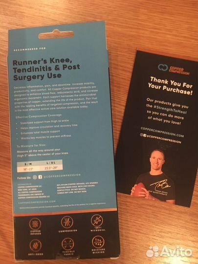 Спортивный USA оригинал наколенник 2 шт,новый