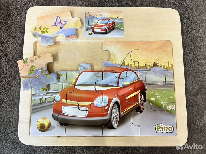 Деревянные игрушки, пазлы