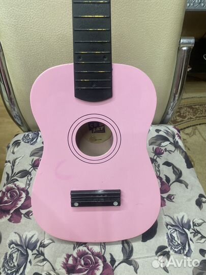 Акустическая гитара детская,деревянная