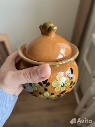 Чайный сервис глиняный