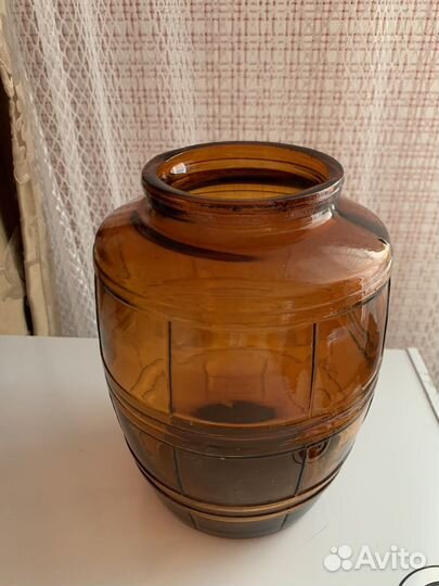 Банка коричневая СССР