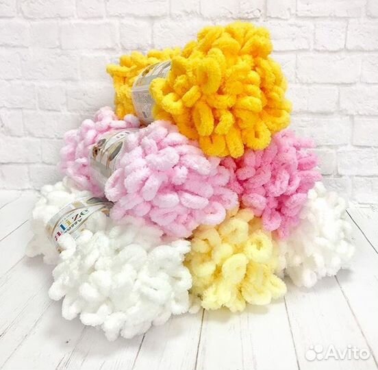Пряжа петельками Alize Puffy (ализе пуффи )