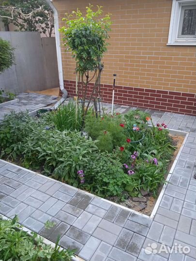 Укладка тротуарной плитки