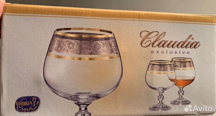 Бокалы богемское стекло
