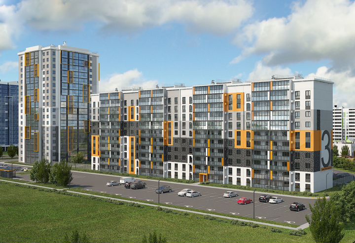 2-к. квартира, 56,6 м², 2/10 эт.