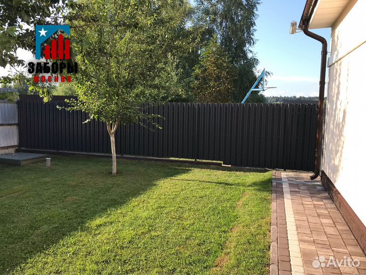 Забор из профнастила / штакетник / от изготовителя