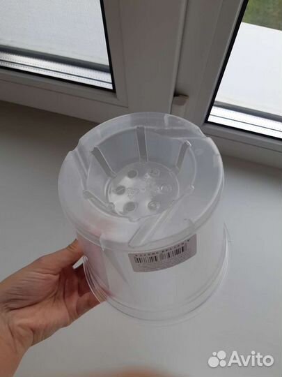 Горшок для орхидеи новый