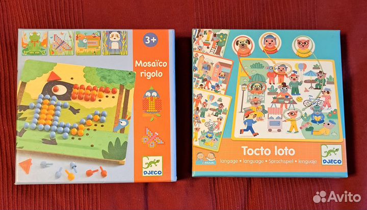 Пазлы, игры, мозаики для детей от 3 лет Djeco