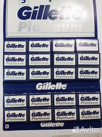 Платиновые лезвия для безопасного станка Gillette