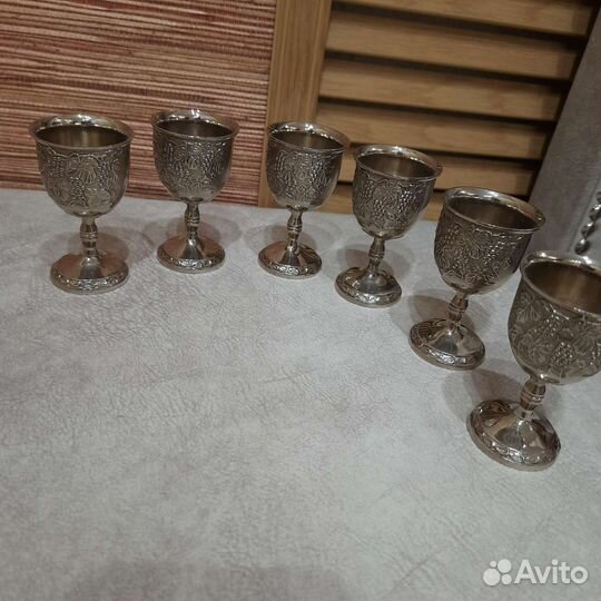 Рюмки серебрение