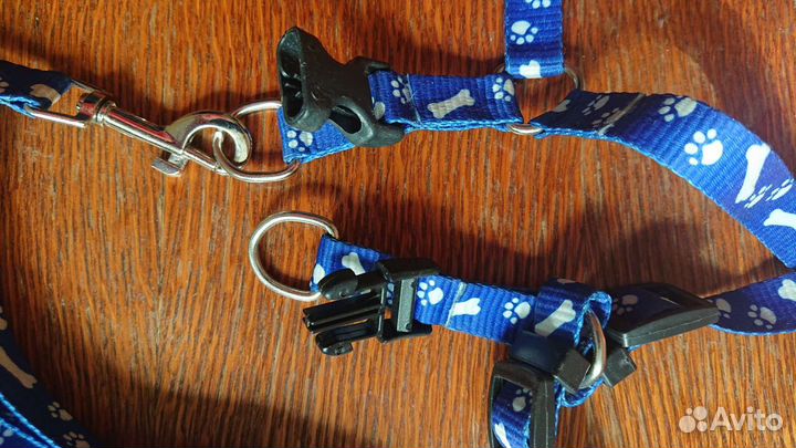 Шлейка с поводком для собаки