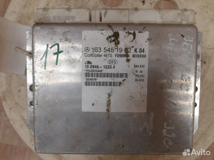 Блок управления абс Mercedes Benz Ml 320 W163