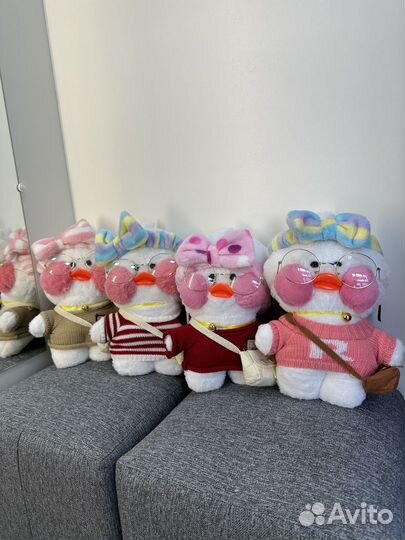 Мягкая игрушка уточка Lalafanfan