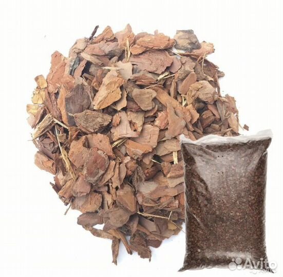 Кора сосны мульча