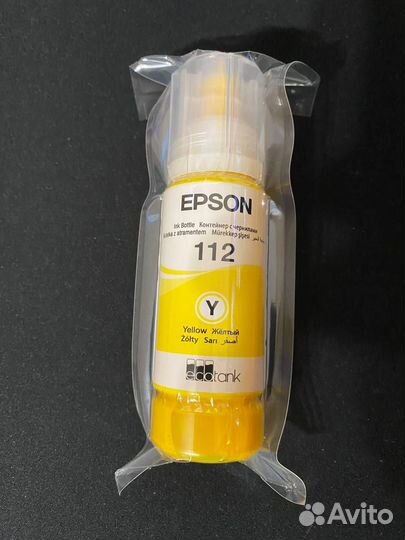 Картридж Epson 112, желтый / C13T06C44A