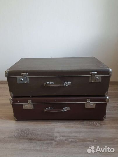 Чемодан фибровый антиквариат
