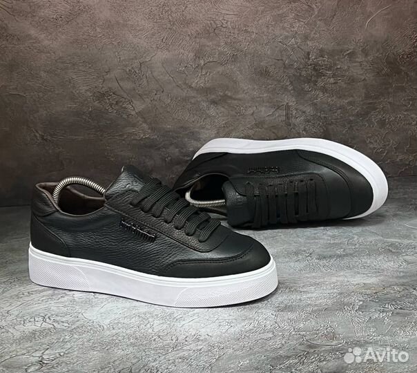 Кеды мужские кожаные baldinini