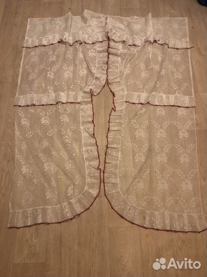 Тюль на окно в кухню