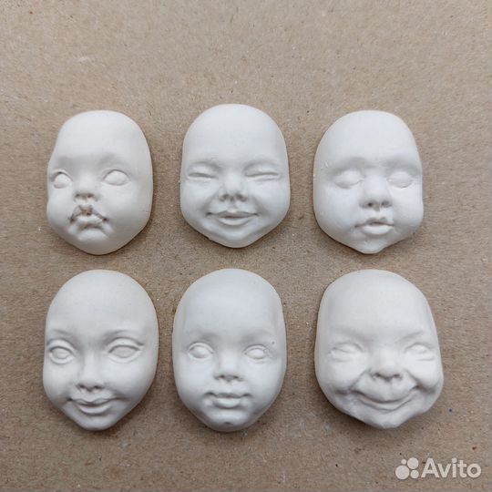 Лица для ватных игрушек