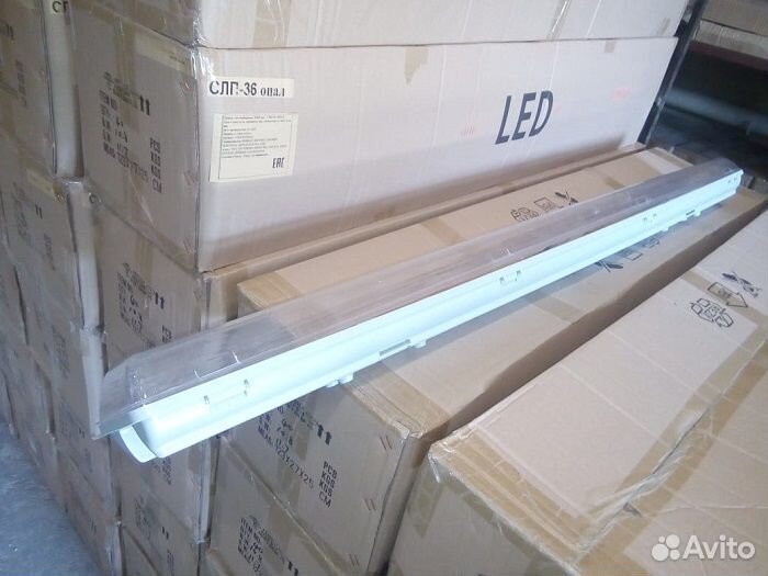 Светильник дсп 36Вт (аналог лсп) IP65 без ламп