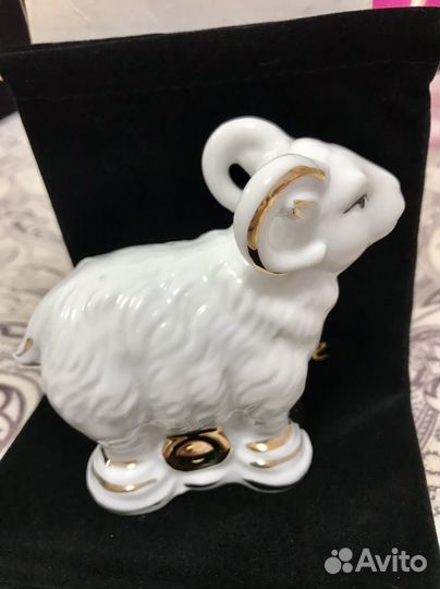 Барашек фарфоровый