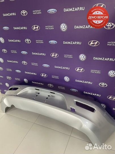 Бампер Задний Chevrolet Cruze Хэтчбек серебристый