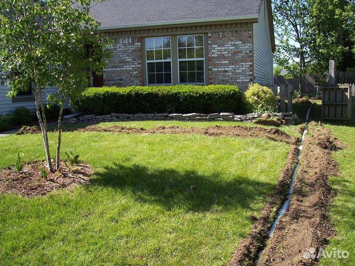 Ливневка, водопровод, канализация, дренаж